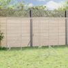 Vidaxl Outdoor Dog Pen, Silver, 4X4X2 M, Galvanized Steel