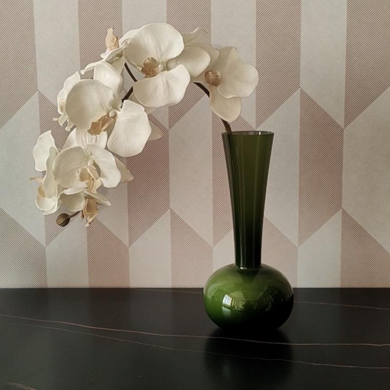 Light Luxury Phalaenopsis Artificial Floral Arrangement for Dining Table Decoration