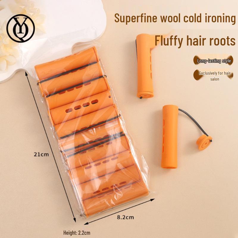 Lokówka z podnoszeniem u nasady i wałkiem do grzywki - Narzędzie fryzjerskie z pokrywką i gumką.