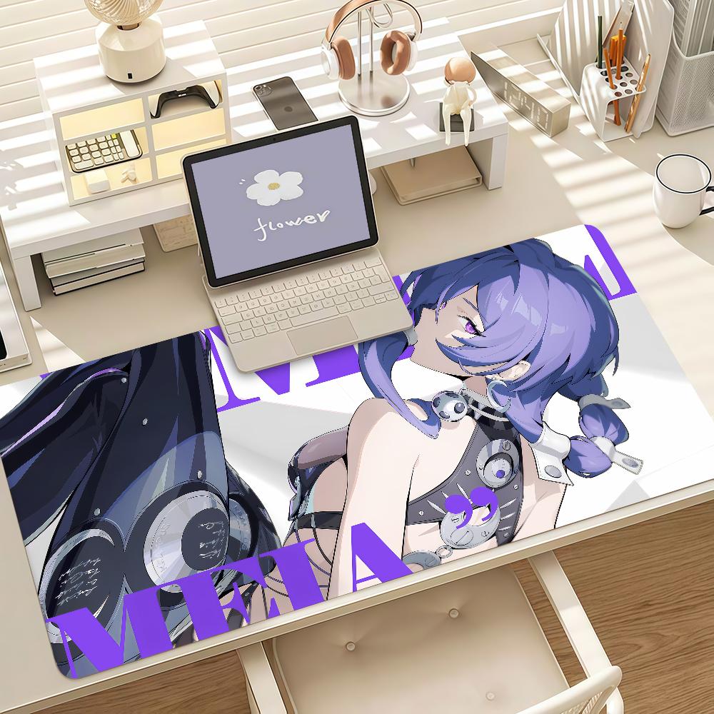 Game Zenless Zone Zero Mouse Pad Anti Slip Rubber Edge Locked Thickened Laptop Gaming Desk Mat