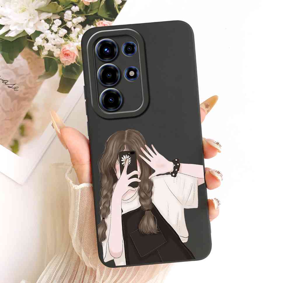 For Itel S26 Ultra Case Floral Silicone Soft Casing New Shockproof Back Cover For Itel S26 Ultra / Super 26 Ultra / S688LN Cover