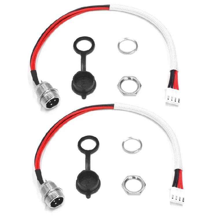 Safe Charging Connector with Integrated Short Circuits Prevention Brakes Signal Transmission and Automatic Disconnects
