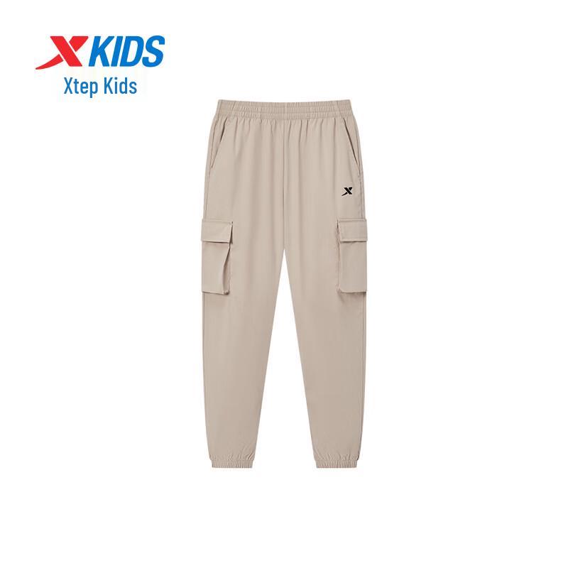 Xtep Kids' Fashion Side Pocket Woven Sport Pants