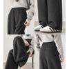 HSTYLE Women's Wool Blend High-Waist Straight-Leg Pants