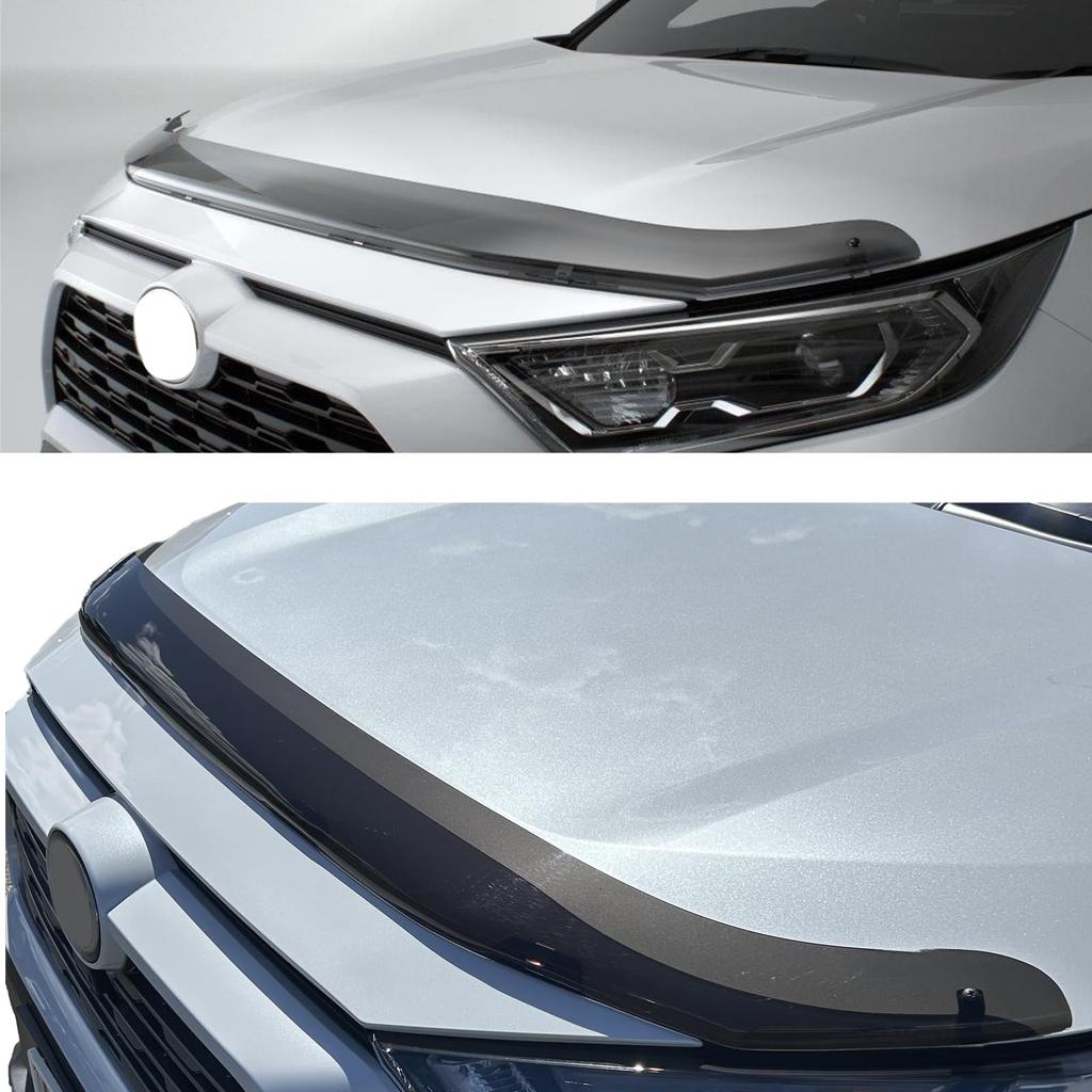 Marino Avenue Bug Guard for Toyota Rav4 1 Set Installation Instructions Included Insect Bonnet Hood Front Guard (50 Series) - Vehicle-Specific -