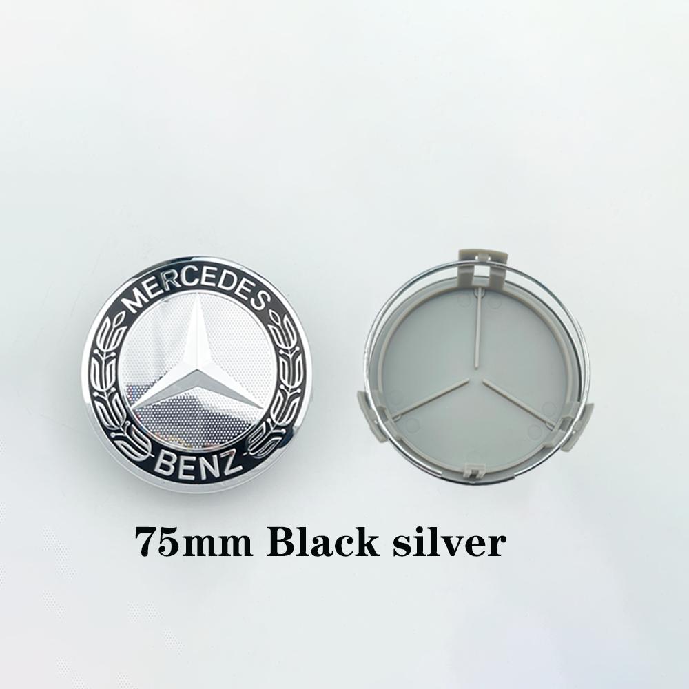 4Pcs -ZZZ-75mm Car Wheel Center Logo Hub Cap For Mercedes Benz AMG C207 C218 A207 C117 CLA CLS E Class W212 S212 X166 W176 W205