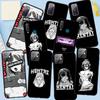 Fodral för Samsung Galaxy S25 S24 S23 iPhone 16 15 Xiaomi Redmi Note 14 13 12 16E X 11 Pro Max OPPO Moto Huawei Ahegao Harajuku Tecknad Tjej Waifu Skydd