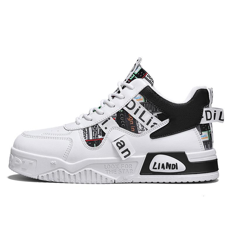 2025 Autumn New High-top Men's Board Shoes Sports Youth Versatile Men's Shoes Korean Version Fashion Trend Casual Shoes