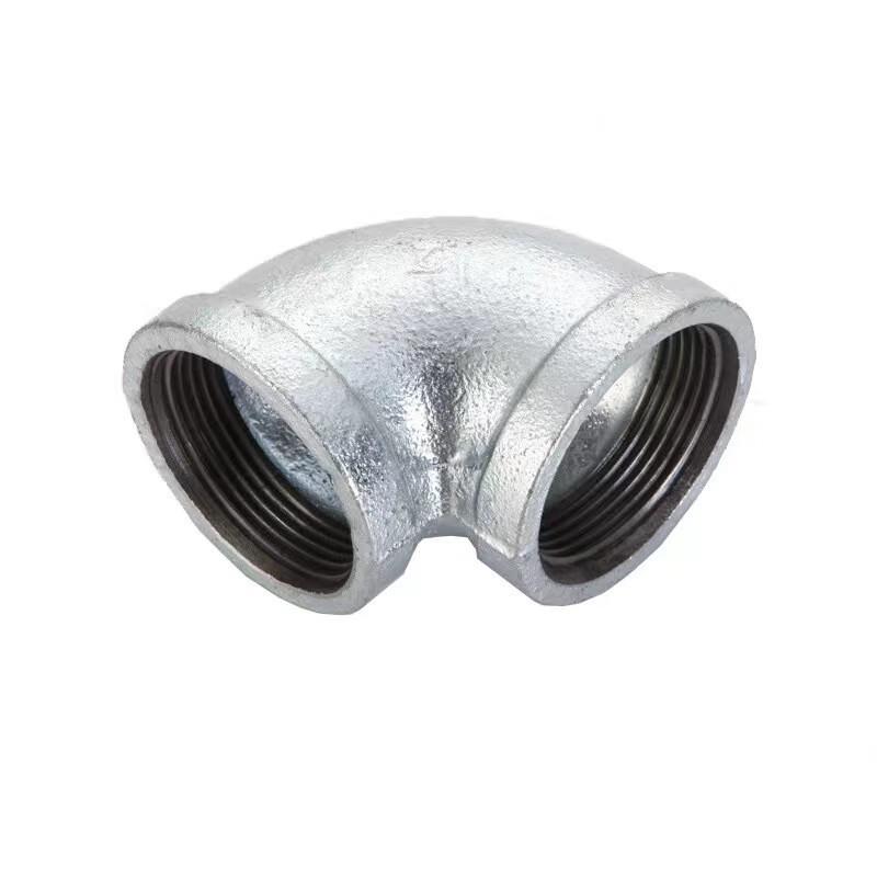 Galvanized Malleable Iron 90-Degree Threaded Elbow