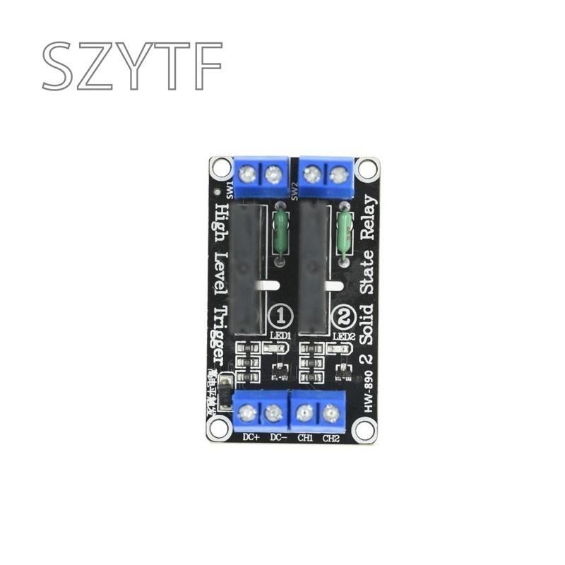 1 2 4 8 Channel 5V 12V 24V DC Relay Module Solid State High Level SSR AVR DSP G3MB-202P Relay 250V 2 for Arduino Raspberry Pi