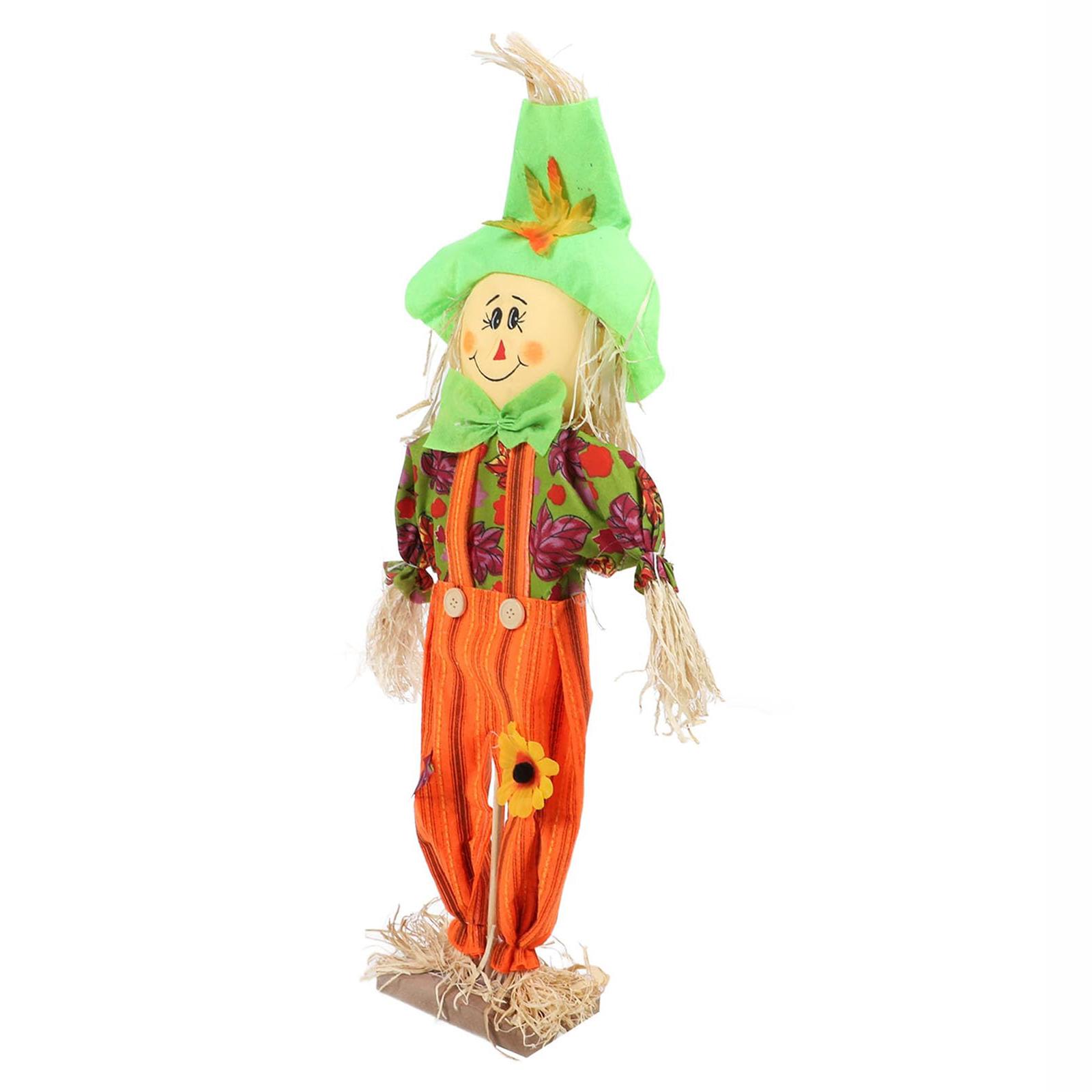 60cm Thanksgiving Day Scarecrow Decoration Fall Harvest Farmhouse Festival Ornament A