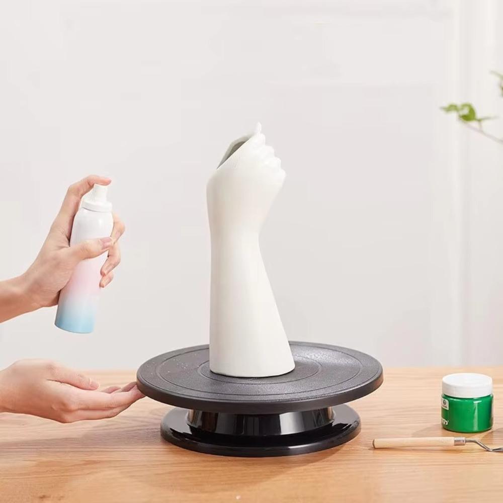 Plastic Cake Turntable Baking Tool Painting Rotate Turntable Revolving Cake Decorating Stand
