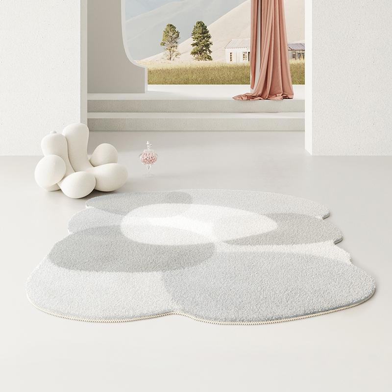 Irregular Cloakroom Non-Slip Mat Nordic Style Living Room Decoration Shaped Carpet Thicken Bedroom Bedside Rug Home Plush Rugs