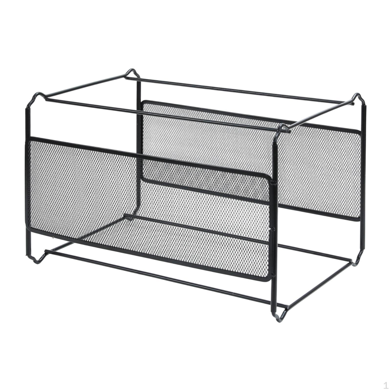 Desktop File Storage Solution, Hanging Folder Organizer for Magazines