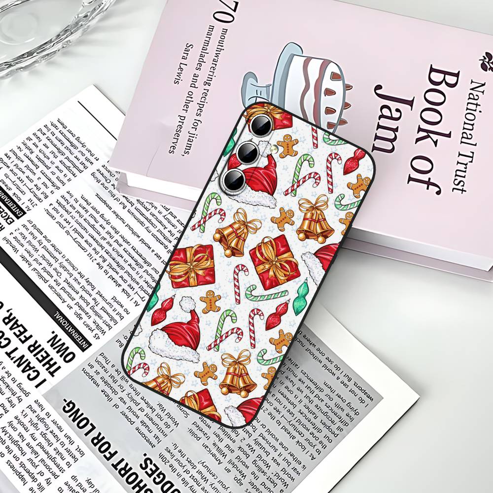 

Merry Christmas Phone Case For Samsung Galaxy S21 S22 S23 S24ULTRA S25ULTRA FE Ultra Plus5G A52S S26 Soft Cover S25-1