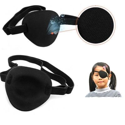 Neues Design für medizinische Zwecke, konkave Augenklappe, waschbare Eyeshades, verstellbarer Riemen, schwarze Farbe für das Gesundheitswesen