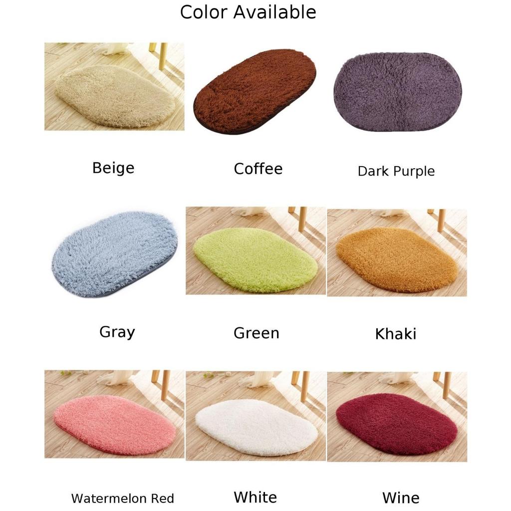 Decor Floor Mat Plush+Spandex Kitchen Shower Non-slip Comfortable Touch