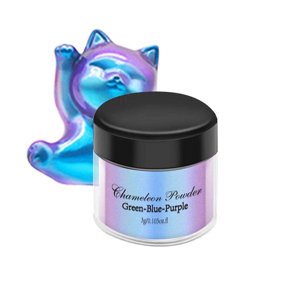 20Colors 3g Chameleon Mica Powder Color Shift Pigment Powder for Epoxy Resin Painting Soap Making Bath Bombs Candle Making Slime