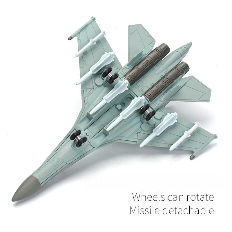 1:100 SU-35 Multi-Role Fighter Model Creative Design Military Series Building Up Cubes Home Decor Assembled Toysets Suitable For Boys Christmas