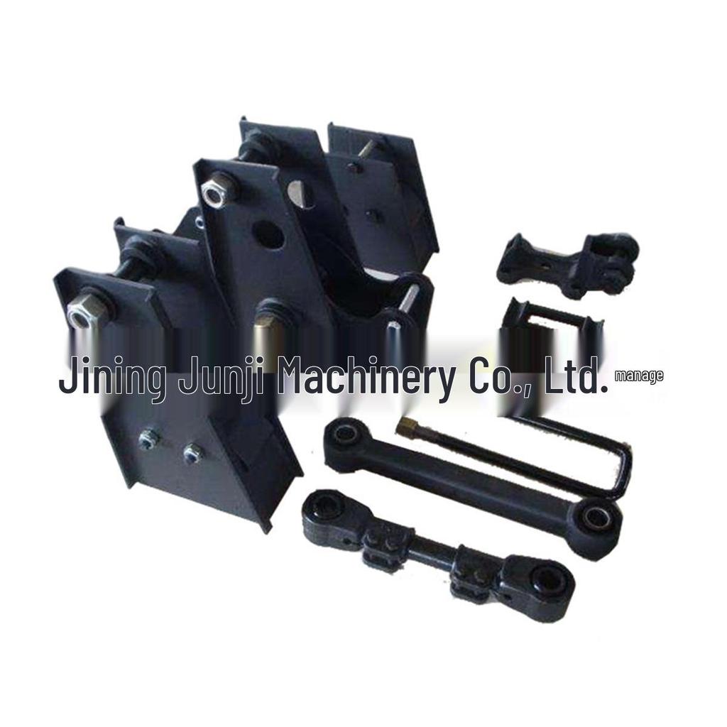 8mm Rear Bracket with Wear Block & Bolts for German Semi-Trailer Suspension Arm Balance Bar