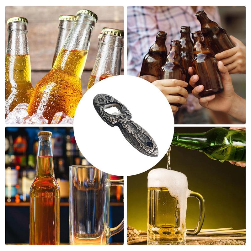 Halloween Beer Bottle Opener Skeleton Beverage Bottle Opener For Decor Heavy Duty Resin Spooky Creepy Funny Bottle Opener For