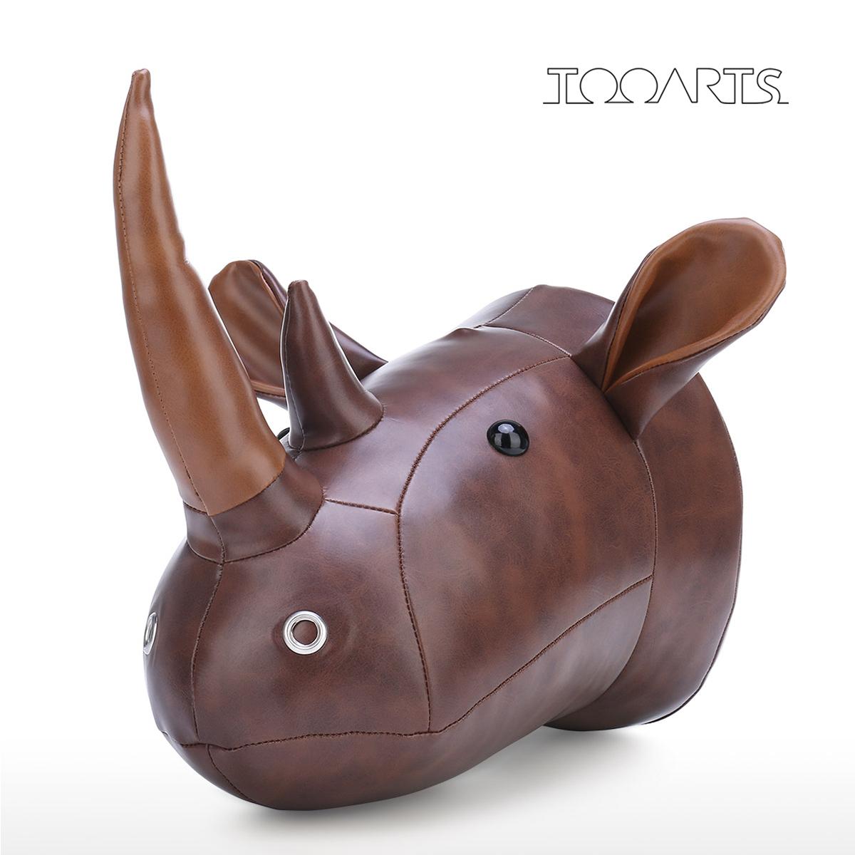 

Туартс| Rhino Head Стена Висячий мультфильм Мультяшный животный Голова Стена Декор Декор