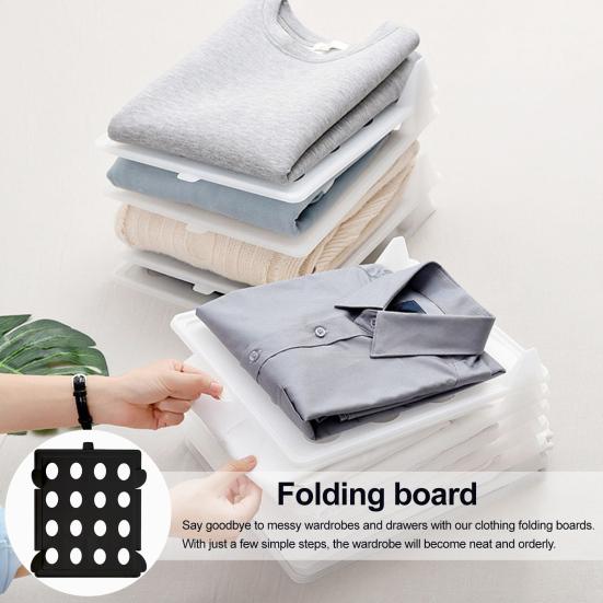 T-Shirt Folder Board Clothes Folding Board High Durability Labor-saving Easy To Use One-Hand Operation Laundry Folding Tool