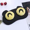 3D Cartoon Eye Mask with Lace - Cute Hot/Cold Compress for Sleep, Light Blocking, Breathable Eye Protection for Men and Women