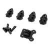RC FPV Quadcopter Motor Base Camera Antenna Mounting Base Kit For 5‑10in Quadcopter Drone Frame 3D Printed Black