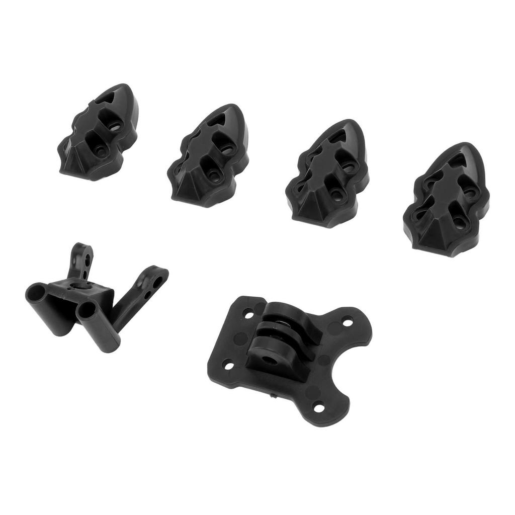 RC FPV Quadcopter Motor Base Camera Antenna Mounting Base Kit For 5‑10in Quadcopter Drone Frame 3D Printed Black