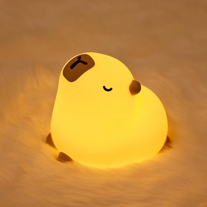 Capybara Silicone Rechargeable Night Light Ornament 1A