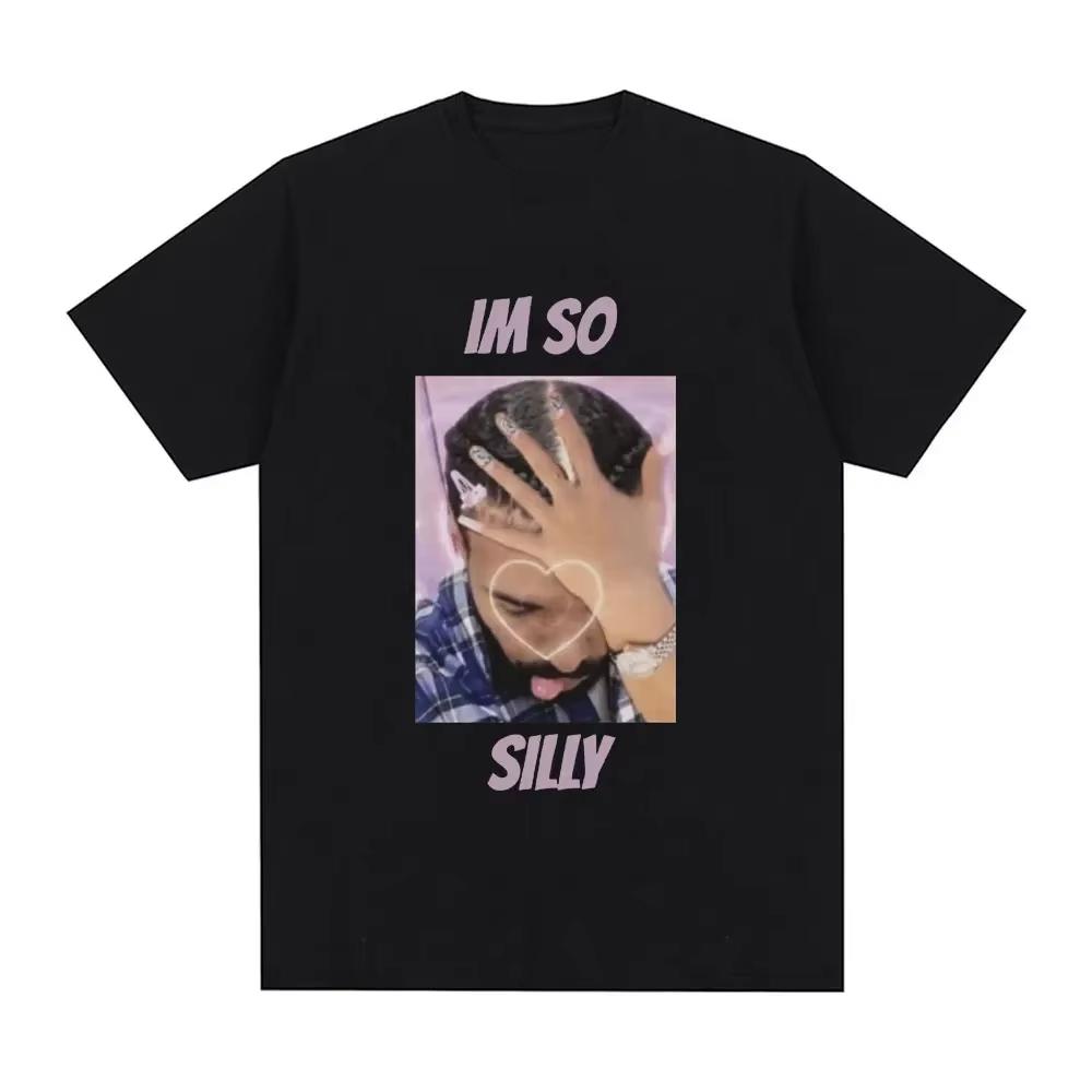 

Funny Im So Silly Drake Meme T-shirt Women s Casual and Comfortable Large T-shirt Harajuku Retro T-shirt Street Clothing Tops 5XL різнокольоровий