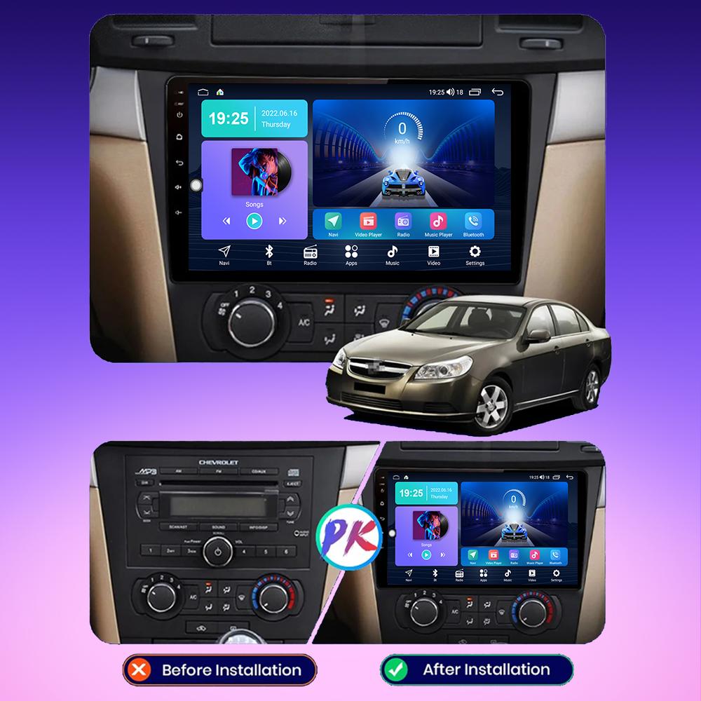 2 DIN Android Carplay Car Radio For Chevrolet Epica 1 2006 - 2012 Multimedia Player Head Unit Stereo GPS Navigation BT WIFI 2+32GB