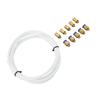 PTFE Tubing with PC4 M6 KJH04 M6 Pneumatic Fittings for 1.75MM Filament PLA ABS for 3D Printer