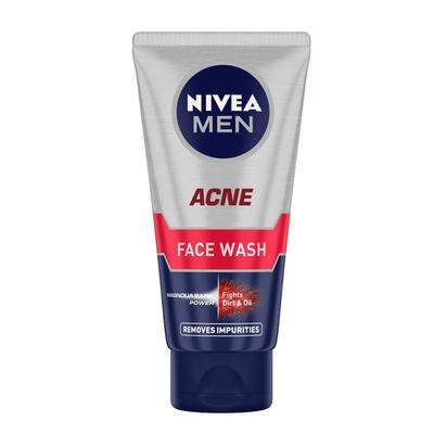 Men Acne Control Face Wash 50 G For Oily Skin With Magnolia Bark | Clears Pores, Removes Dirt & Oil | 12H Oil Control Formula