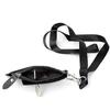 Genuine Leather RFID Blocking Badge Holder Stylish Office ID Case for Women Men Employee Work Card Pouch Business Essential Accessory with Lanyard