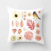 Birds and Flowers Decorative Pillowcases Living Room Office Home Pillowcases Car Ornaments