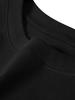 Retro Street Element Printed T-shirt, Classic Letter Pattern  Short Sleeve 220g