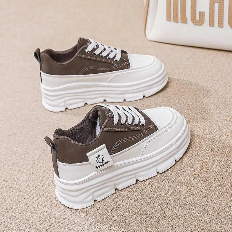 Fashion Massive Increases Height Best Selling Dropshipping Casual Black Pink Sneakers Women's Black Shoes Sports Loffers Flatas