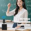 1Set Wireless Headsets Microphones Kit Supporting One Transmitters to Two Receivers for Duet Group Performances