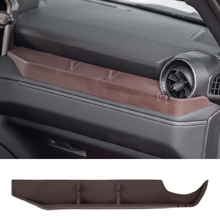 Dashboard Storage System not Slip Silicone Tray Passenger Side dashboard Organizers Mat Quick Installation for Prado LC