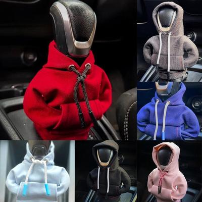 Vites Shift Hoodie Kapak Vites Kapağı Vites Kolu Dekorasyon Manuel Otomatik Evrensel Araba Vites Kolu İç Dekora Uygun