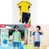 Navy Kids Swimsuit With Polyester Fabric For Water Sports And Sun Protection For Boys And Girls
