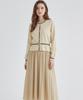 MESENSE Pleated Knit Color Block Dress_Mb4Xkom301Z