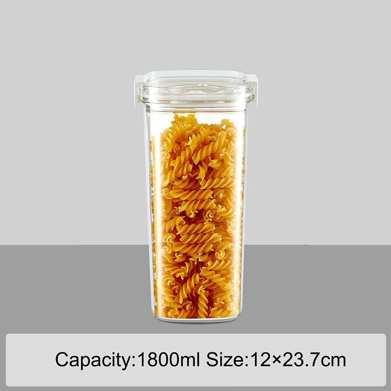 Plastic Vacuum Sealed Tank Electric Coffee Vacuum Container Kitchen Food Grains Candy Storage Box Fresh-Keeping Tea Canister