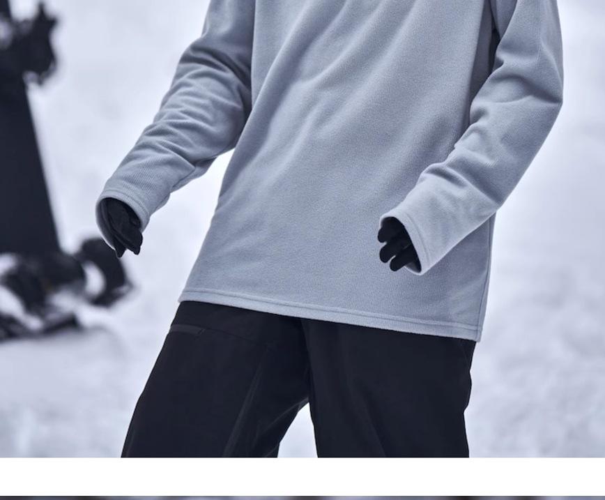 Northeast Gray Thermal Ski Suit: Warm, Breathable, Sweat-Wicking Base Layer