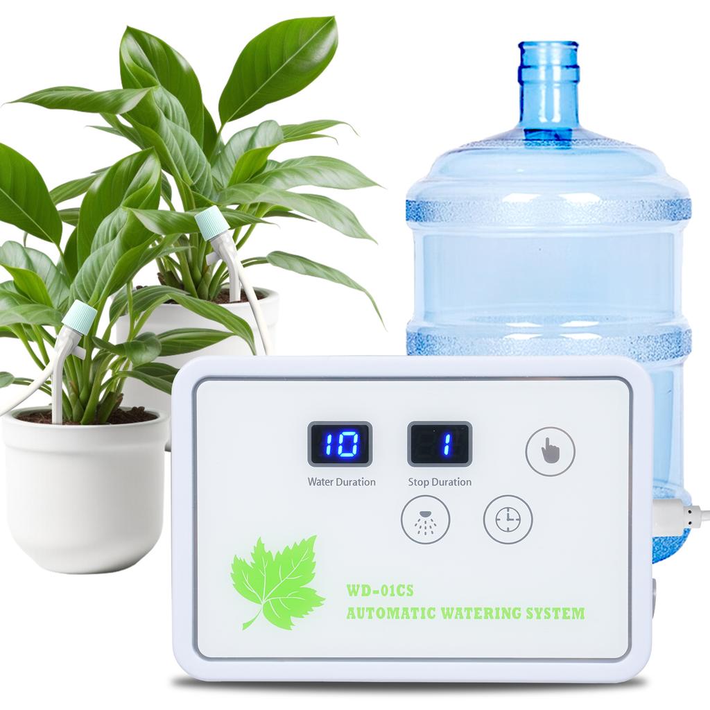 Automatic Watering System Timeable Plant Waterer Self Locking Interface Built In Self Priming Pump Intelligent Timed