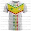 Men's Crew Neck Short Sleeve T-Shirt, Senegal National Print T-Shirt, Football Style, Simple Top, Loose Fit, African T-Shirt