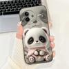 Soft Slim Silicone Fundas For Xiaomi Poco F7 Pro F7 Ultra Case For Redmi K80 K80Pro Back Cover Cartoon Panda Rabbit Flowers Capa