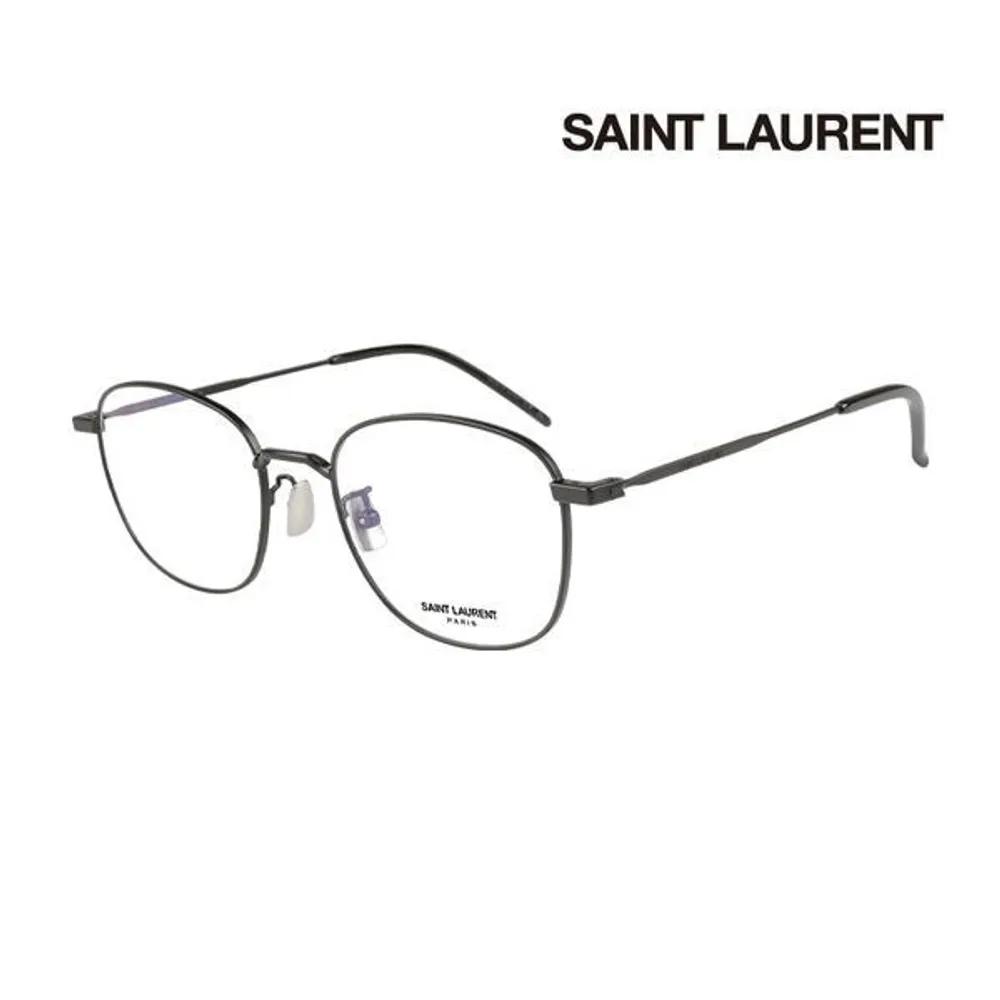 

Yves Saint Laurent Eyeglass Frames SL492K 001 Round Metal Glasses for Women and Men SL492K 001_J [51]
